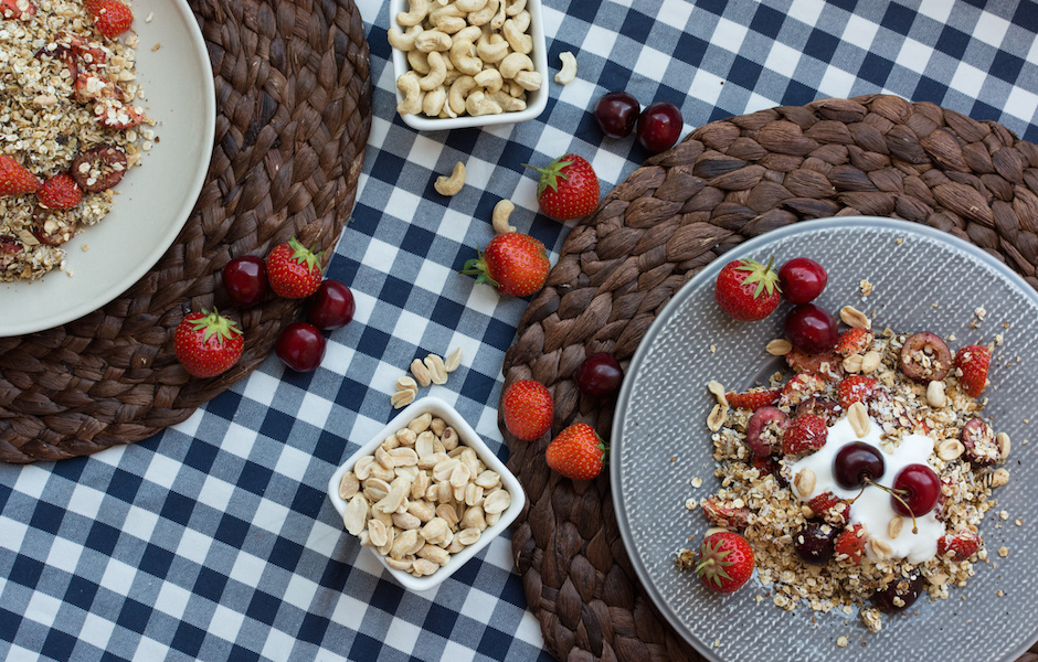 fruit and granola